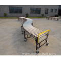 Electric power flexible expandable roller conveyor